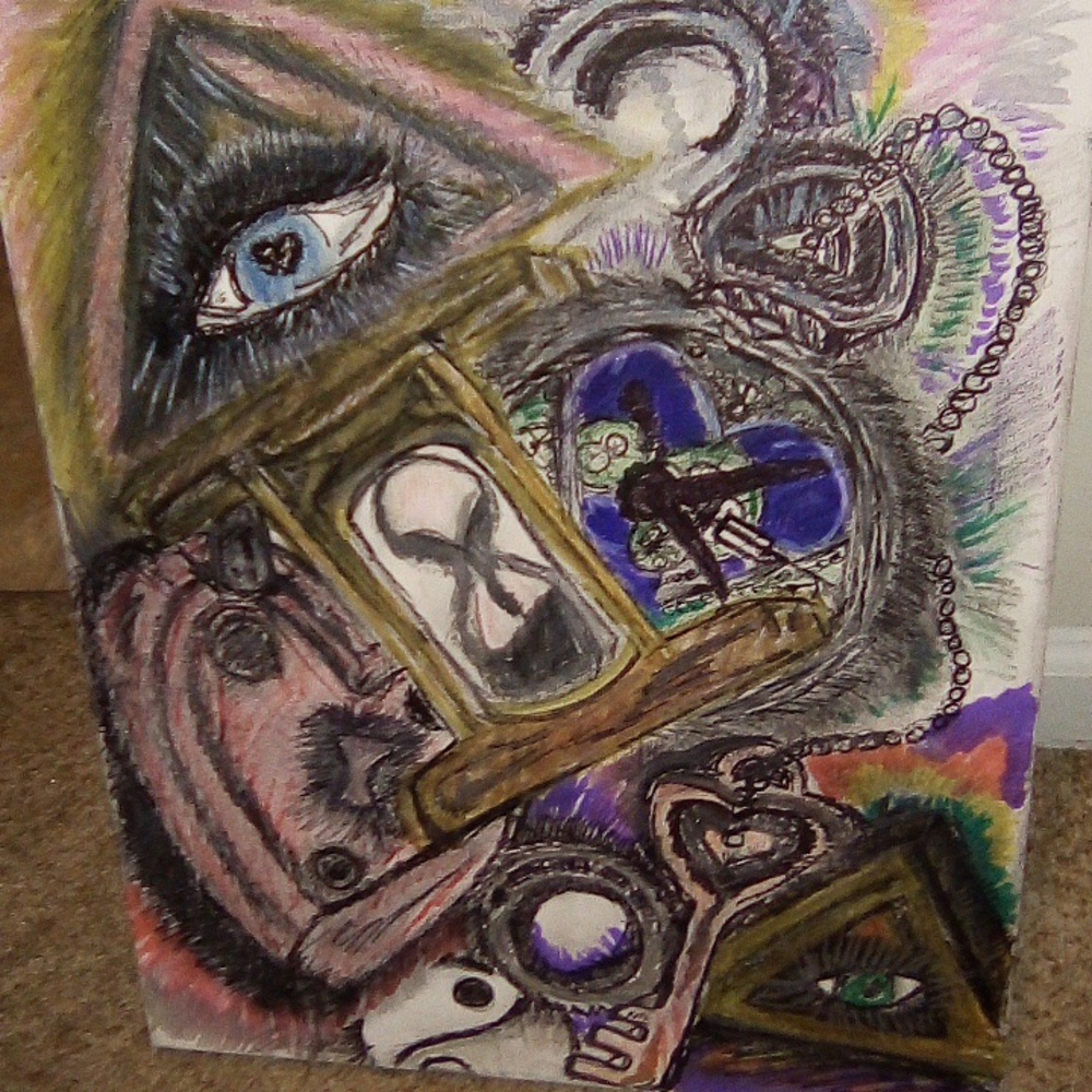 Painting on canvas painting